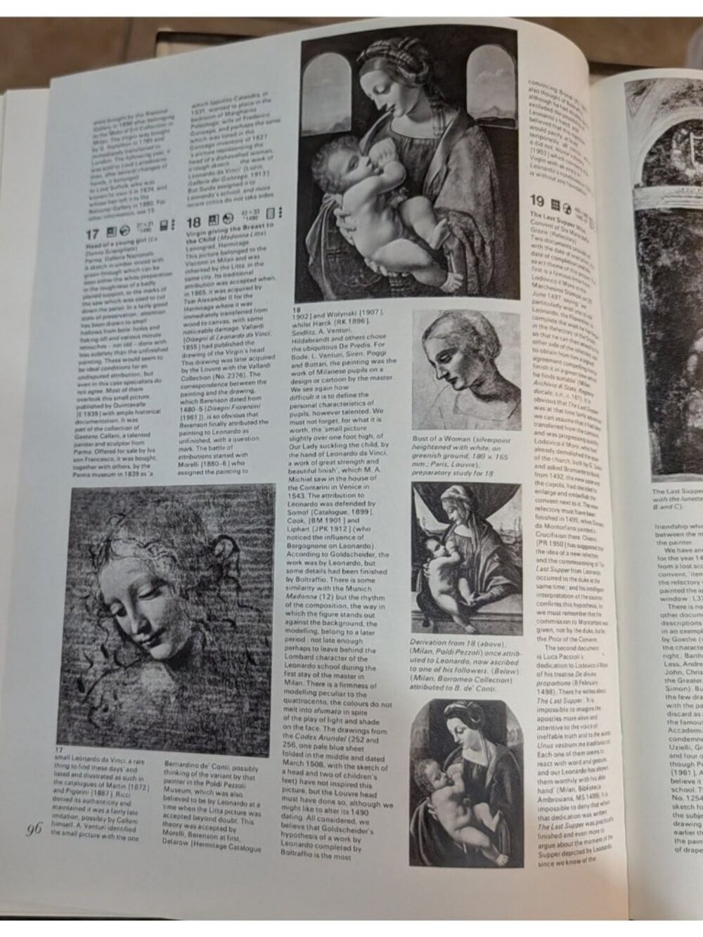 The Complete Paintings Of Leonardo Da Vinci Hardcover 1967 by Harry N. Abrams - Picture 8 of 13